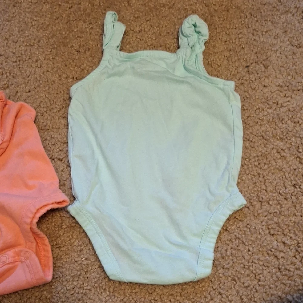 Carter's Pink and Blue Bodysuits with Soft Fabric